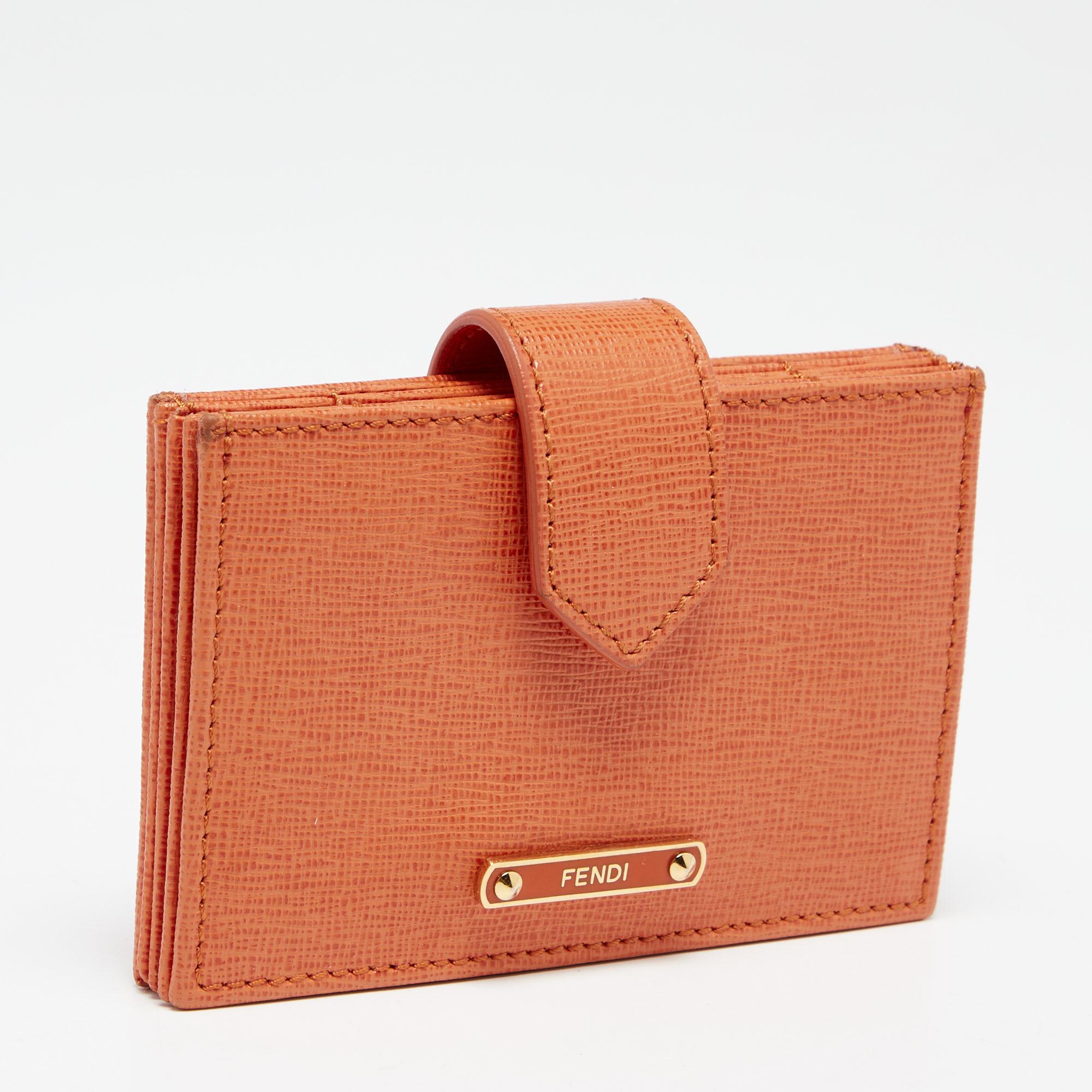 Fendi accordion card case discount
