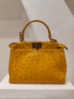 Fendi Ostrich small peekaboo NWOT