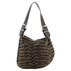 Fendi Oyster Tasche Bedrucktes Segeltuch