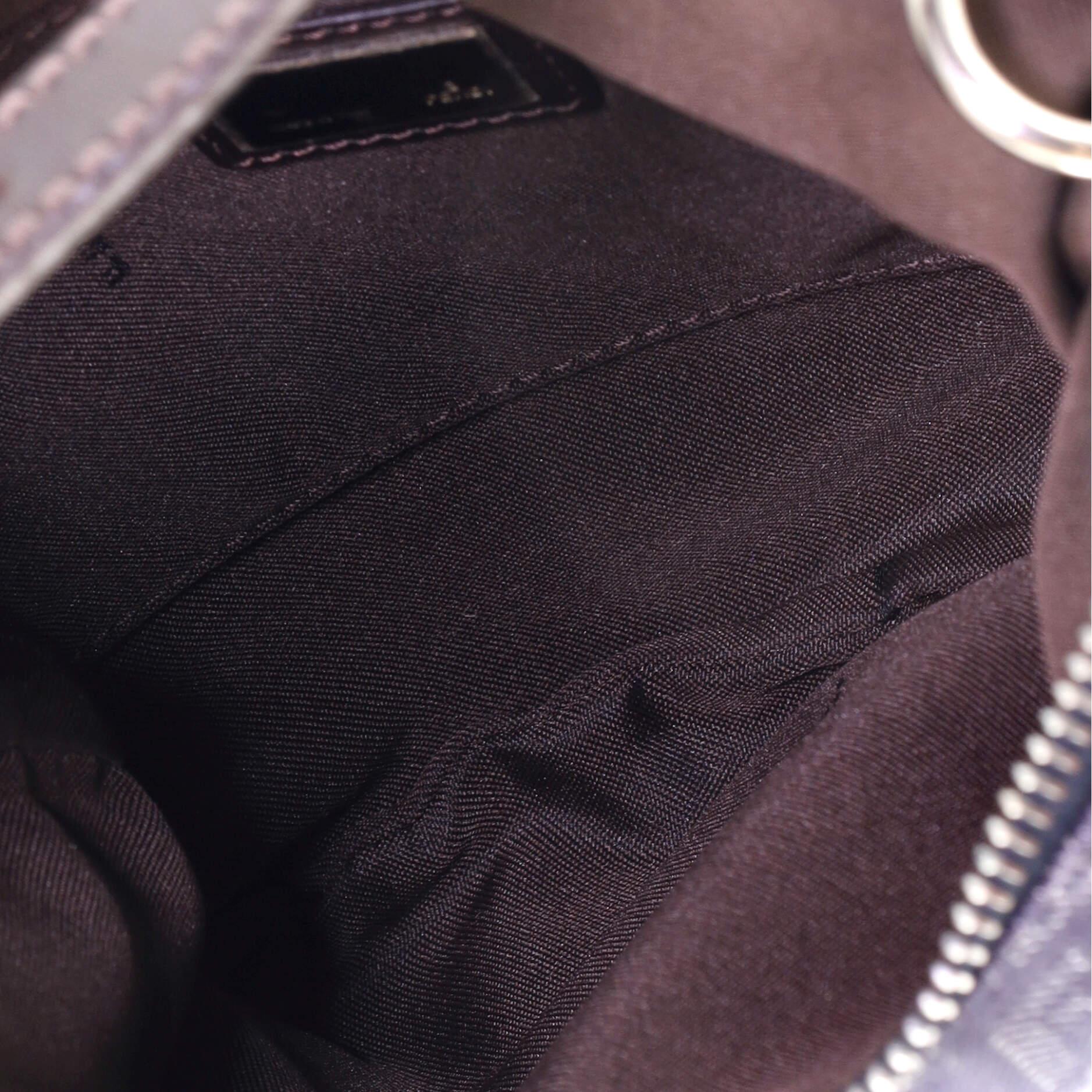 Women's or Men's Fendi Oyster Bag Zucchino Canvas Small