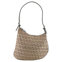 Fendi Oyster Bag Zucchino Canvas Small