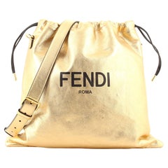 Fendi Pack Pouch Crossbody Bag Leather Medium