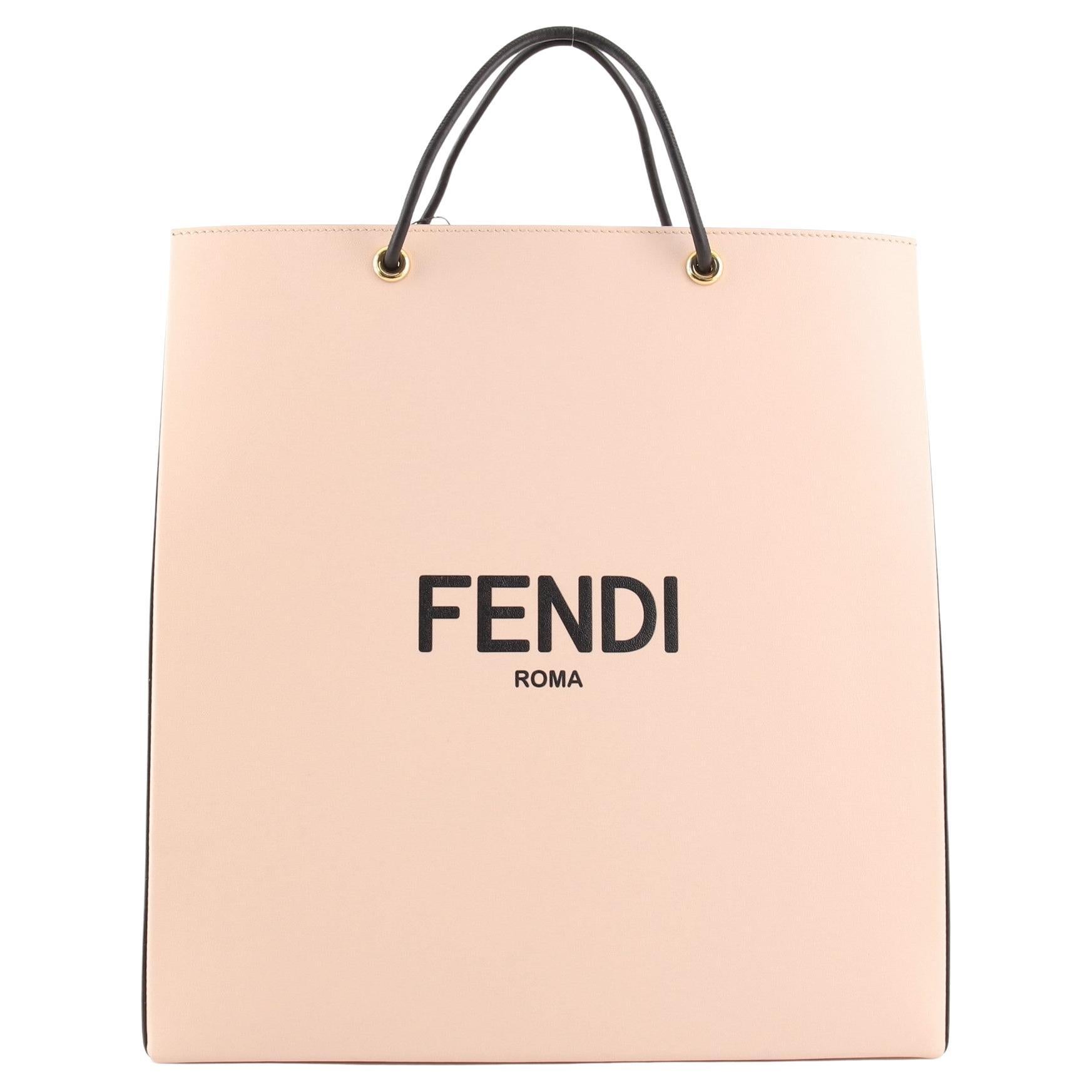 Fendi Peekaboo Large Limited Edition white leather tote at 1stDibs ...