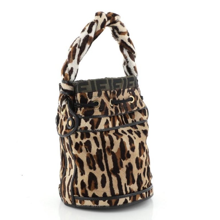 Fendi Palazzo Bucket Bag Pony Hair Small at 1stDibs | boo bucket purse