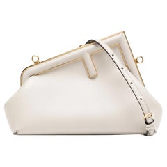 Fendi Pearl Grey Small First Bag
