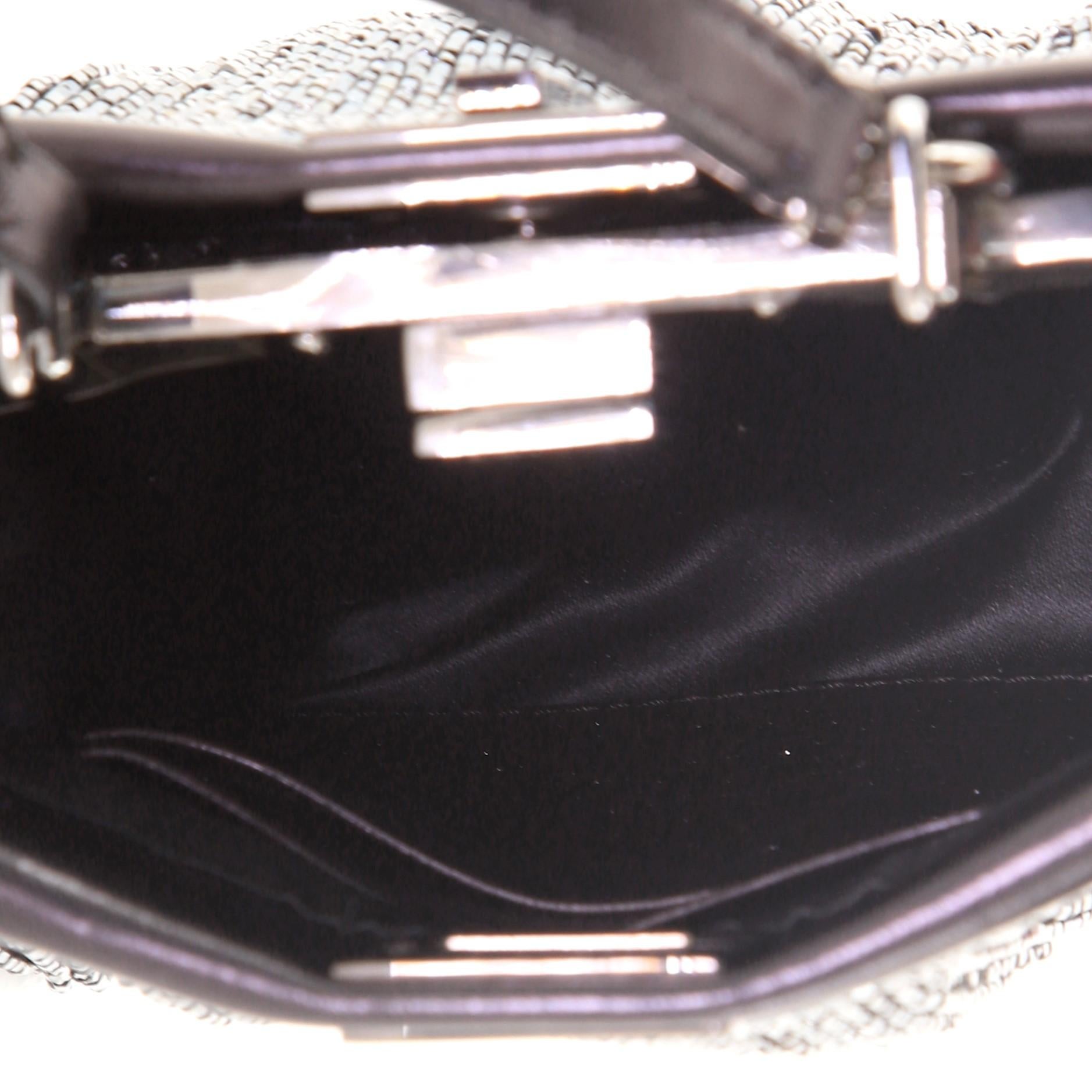 Women's or Men's Fendi Peekaboo Bag Beaded Leather Micro