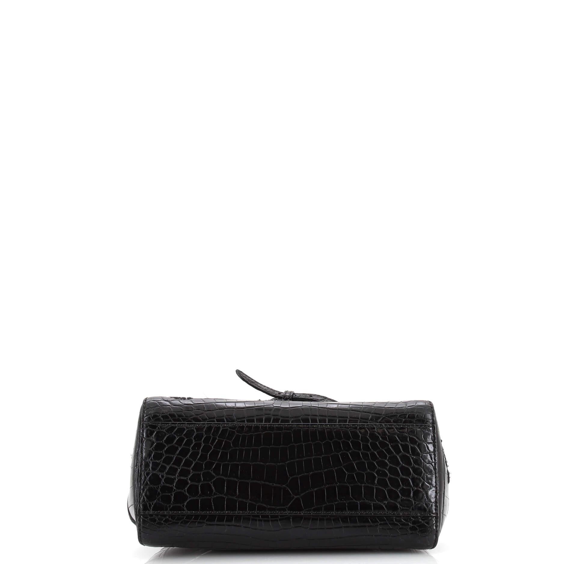 fendi peekaboo crocodile