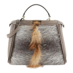 Fendi Peekaboo Bag Fox and Nutria Fur and Leather Large