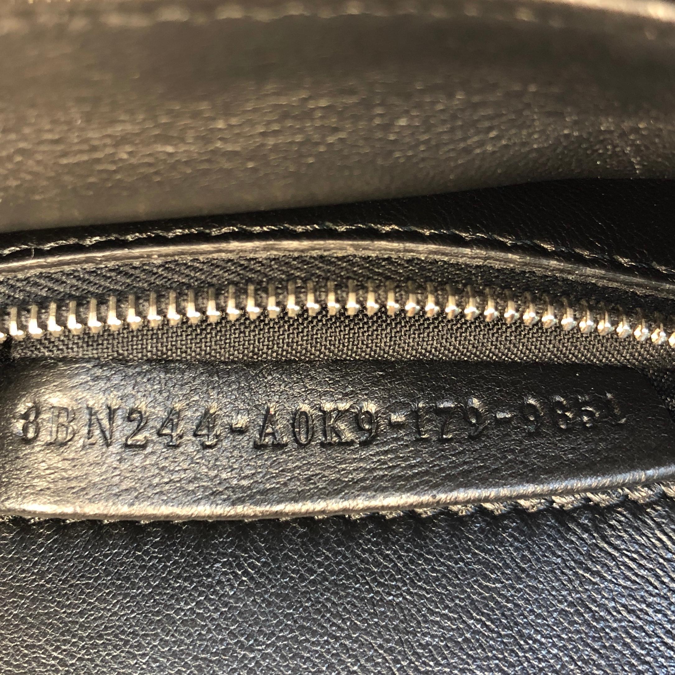 Fendi Peekaboo Bag Fringe Leather Mini In Good Condition In NY, NY