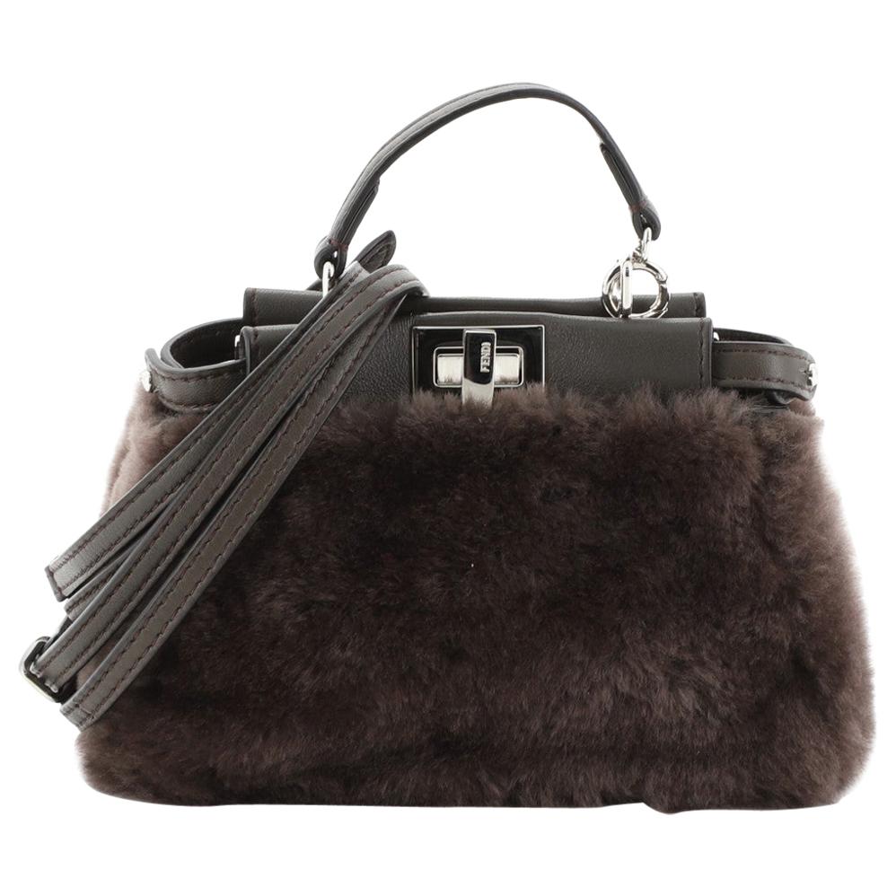 Fendi Peekaboo Bag Fur Micro