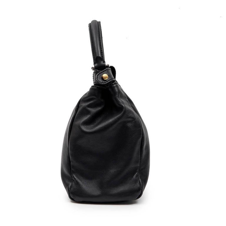 FENDI 'Peekaboo' Bag in Soft Black Leather For Sale at 1stDibs | fendi ...