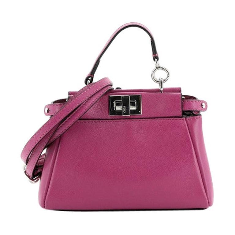 Fendi  Peekaboo Bag Leather Micro