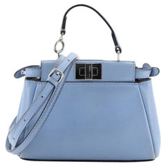 Fendi Peekaboo Bag Leather Micro
