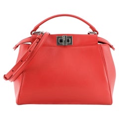 Fendi Peekaboo Bag Leather Mini