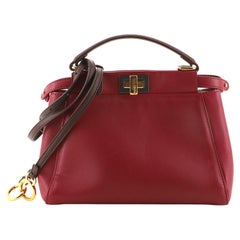 Fendi Sac Peekaboo Mini en cuir