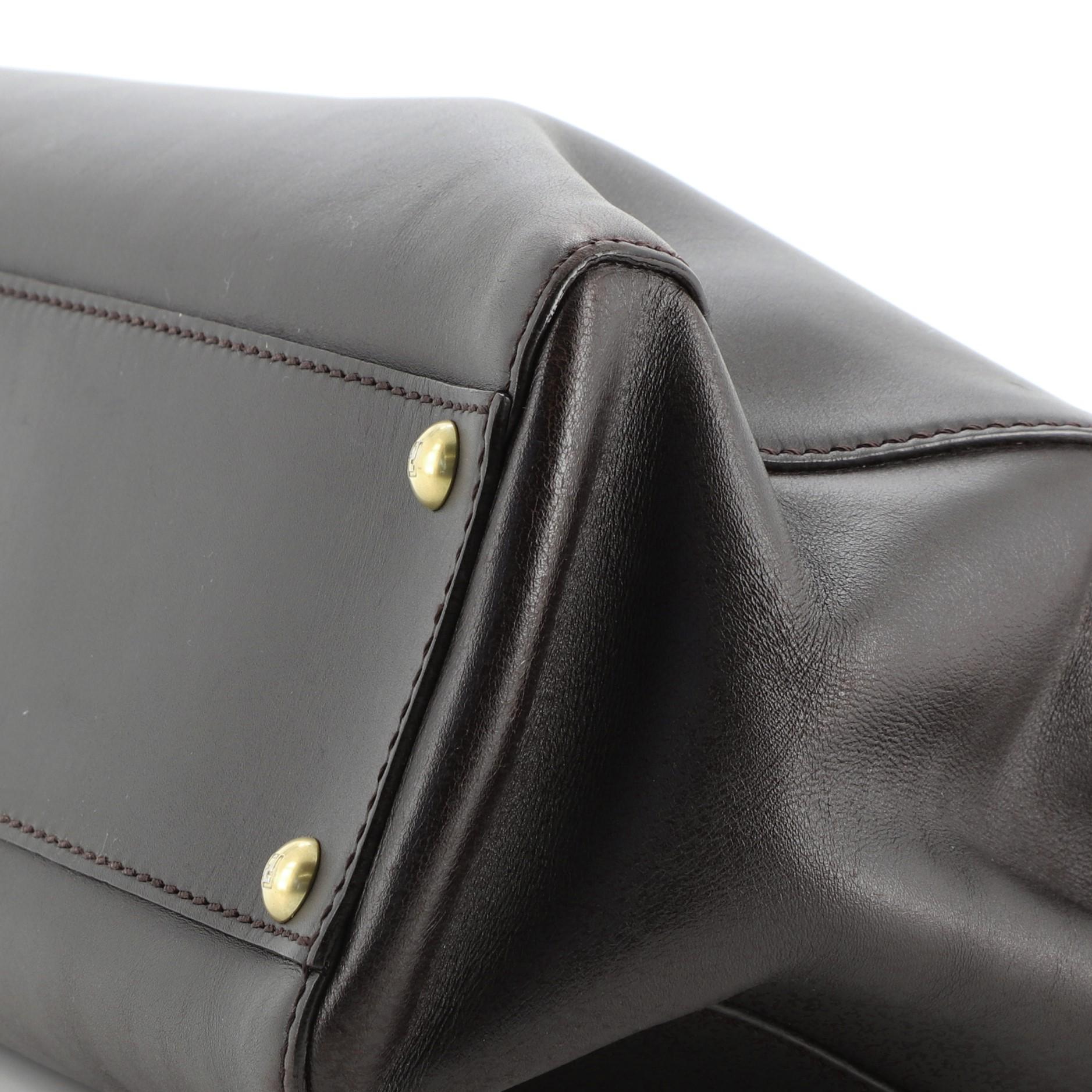 Women's or Men's Fendi Peekaboo Bag Leather with Calf Hair Interior Regular