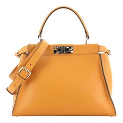 fendi plexiglass bag Fendi Peekaboo Bag Leather with Plexiglass Detail Regular