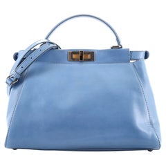 Fendi Peekaboo Bag Leather with Python Interior Regular