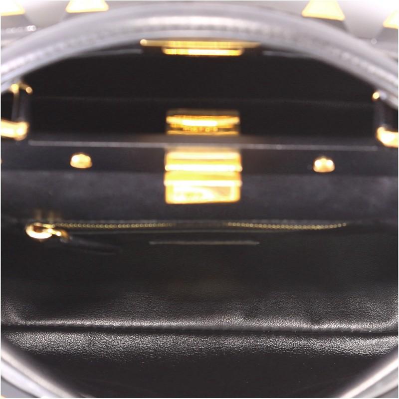 Fendi Peekaboo Bag Leather with Studded Detail Mini 1