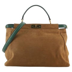 Fendi Peekaboo Bag Nubuck Large