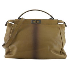 Fendi Peekaboo Bag Ombre Leather with Calf Hair Interior Large