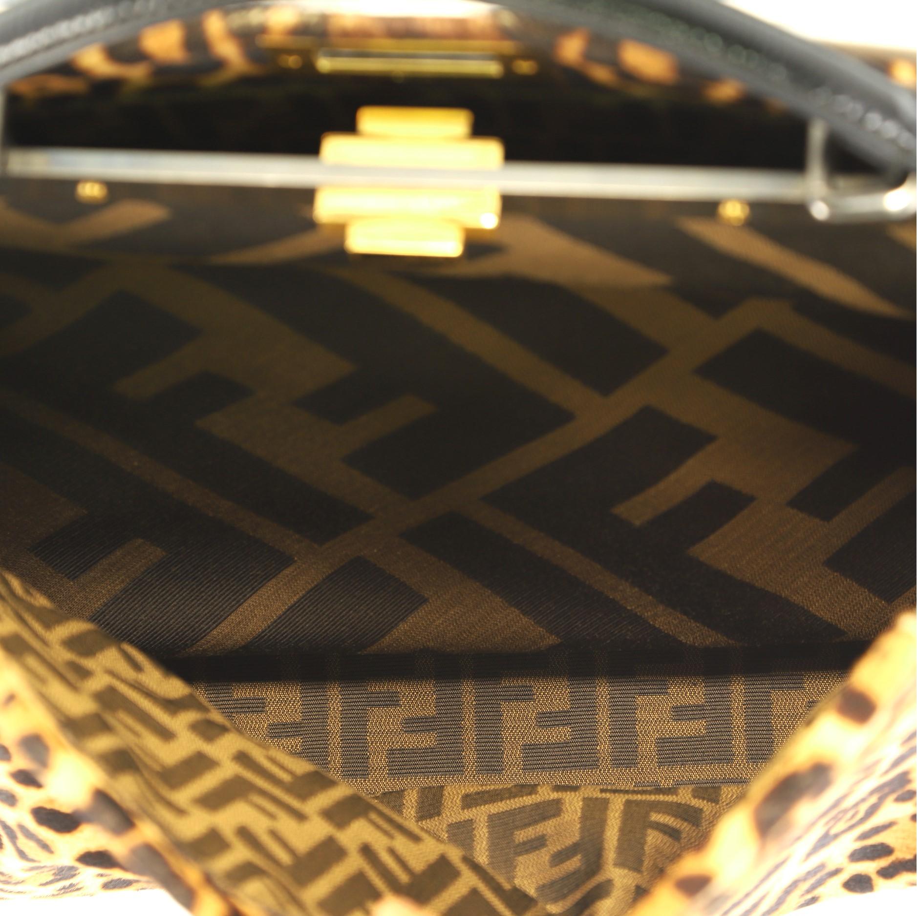 Fendi Peekaboo Bag Printed Pony Hair Large 3