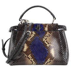 Fendi Peekaboo Bag Python Mini