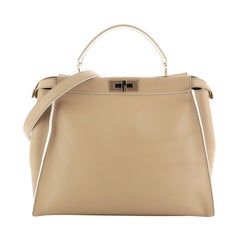 Fendi Peekaboo Bag Rigid Leather Large