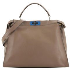 Fendi Peekaboo Bag Rigid Leather Large 