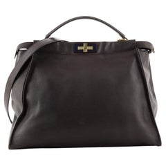 Fendi Peekaboo Bag Rigid Leather Large