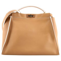 Fendi Peekaboo Bag Rigid Leather Large