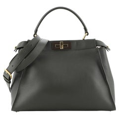 Fendi Peekaboo Bag Rigid Leather Regular