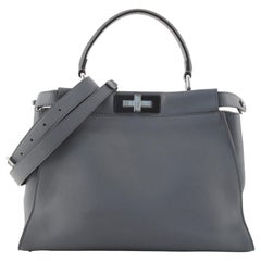 Fendi Peekaboo Bag Rigid Leather Regular
