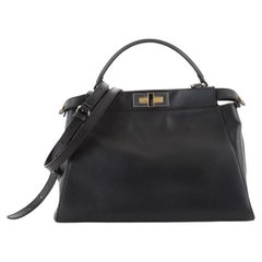 Fendi Peekaboo Bag Rigid Leather Regular