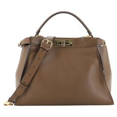 Fendi Peekaboo Bag Rigid Leather Regular