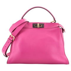 Fendi Peekaboo Bag Rigid Leather Regular