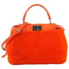 Fendi Peekaboo Bag Shearling Mini