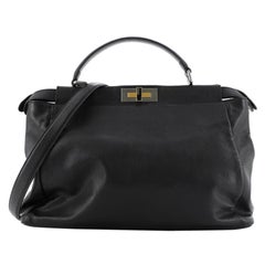 Fendi Peekaboo Bag Soft Leather Large