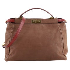 Fendi Peekaboo Bag Soft Leather Large