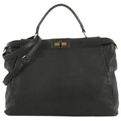 Fendi Peekaboo Bag Soft Leather Large