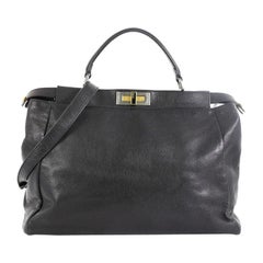 Fendi Peekaboo Bag Soft Leather Large