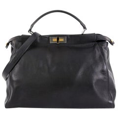Fendi Peekaboo Bag Soft Leather Large