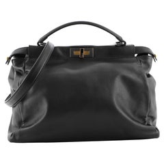 Fendi Peekaboo Bag Soft Leather Large