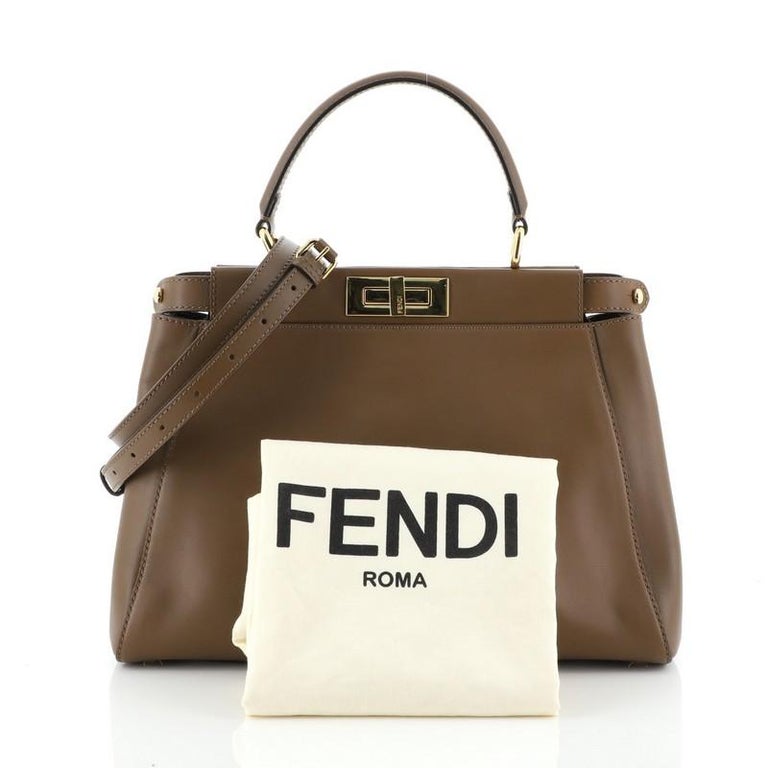 Fendi Peekaboo Bag Soft Leather Regular at 1stDibs | soft leather handbags