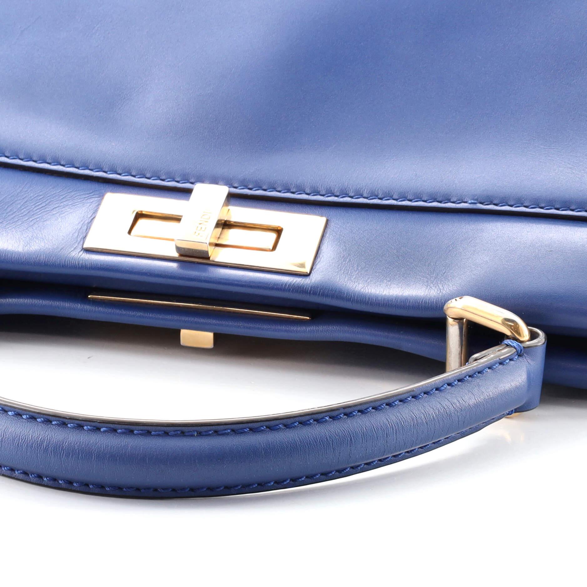 Fendi Peekaboo Tasche aus weichem Leder, normal 3