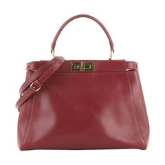 Fendi Peekaboo Bag Soft Leather Regular