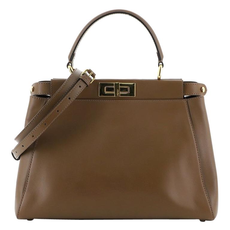 Fendi Peekaboo Bag Soft Leather Regular at 1stDibs | soft leather handbags