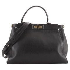 Fendi Peekaboo Bag Soft Leather Regular
