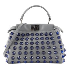 Fendi Peekaboo Bag Studded Leather Mini