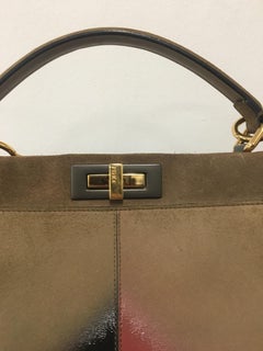 Fendi Peekaboo Bag, Suede, limited edition